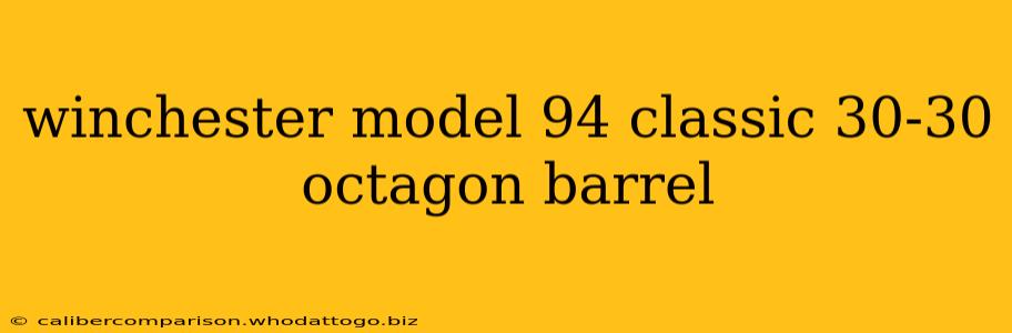 winchester model 94 classic 30-30 octagon barrel