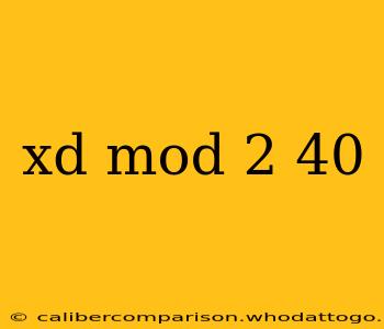 xd mod 2 40